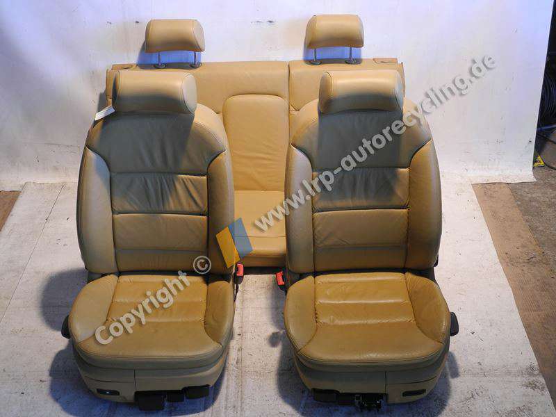 AUDI A3(8L) 5-T&Uuml;RIG BJ1999 SITZAUSSTATTUNG LEDER ATZTEKENGELB